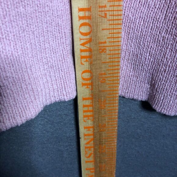 zara structured knit jacket small s m pink ruffled knitted ruffled to - Picture 9 of 11